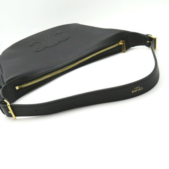 Celine Eloise Cuir Shoulder Bag Calfskin Leather Black - Picture 6 of 10